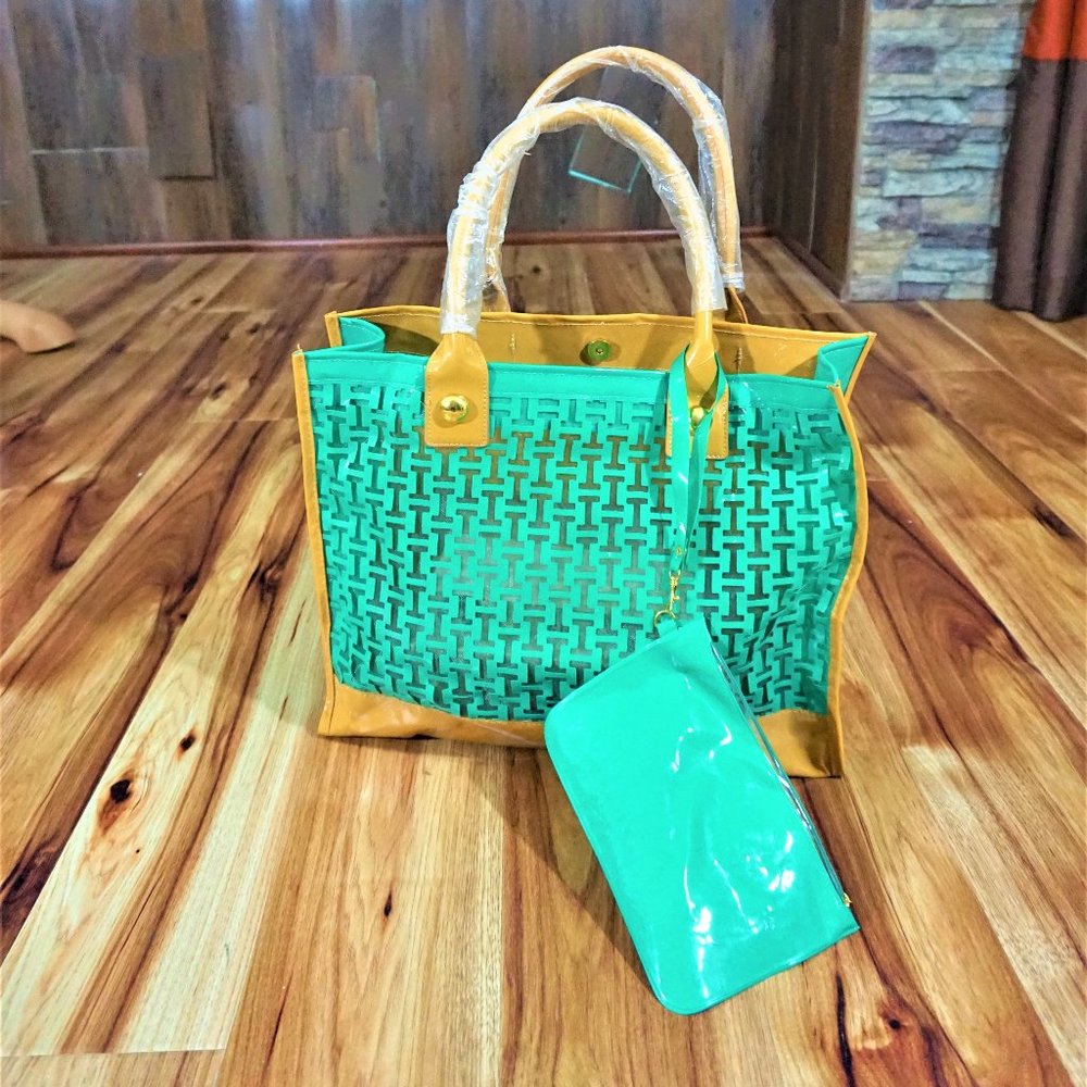 Ion vinyl tote bags, New